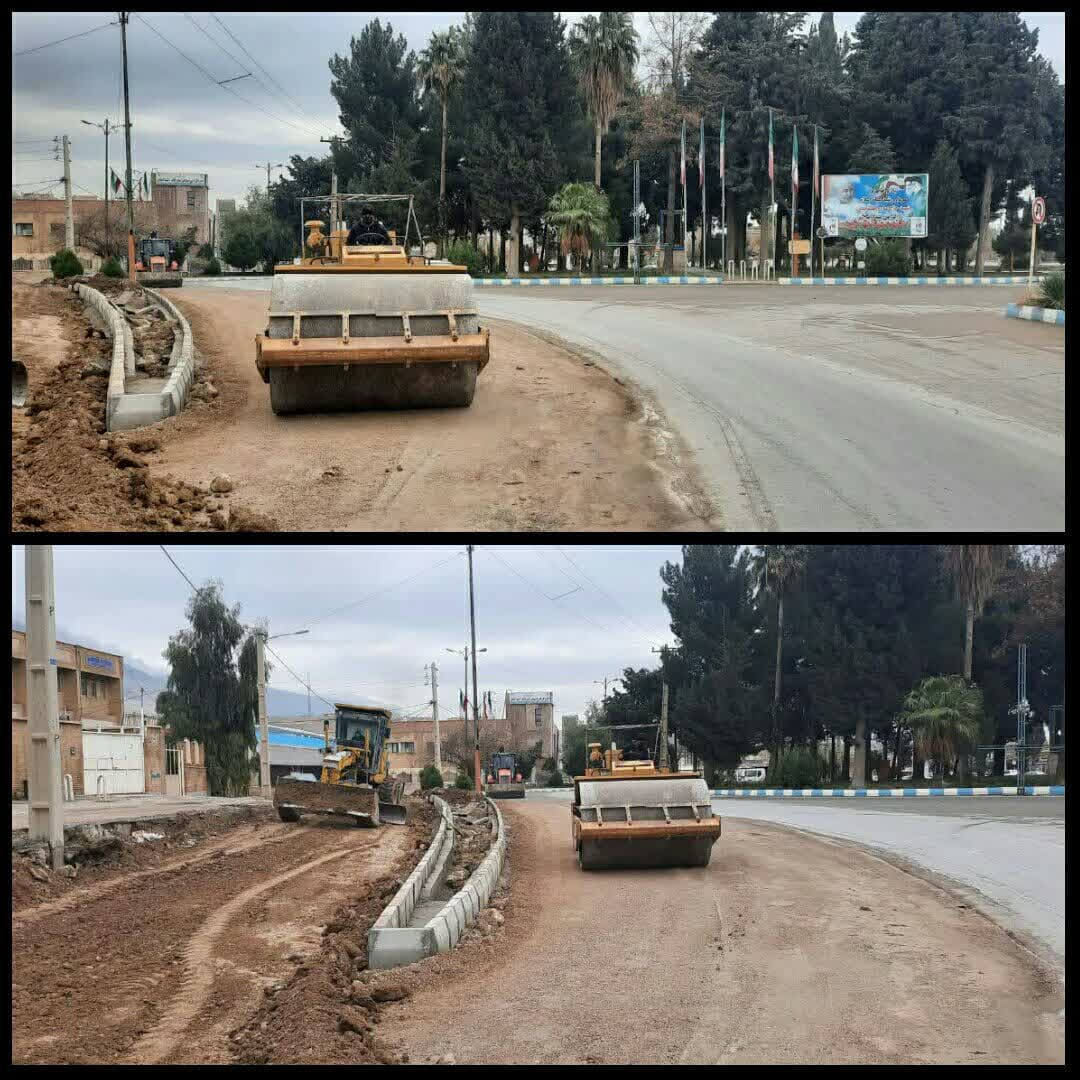 تداوم عملیات خاک برداری